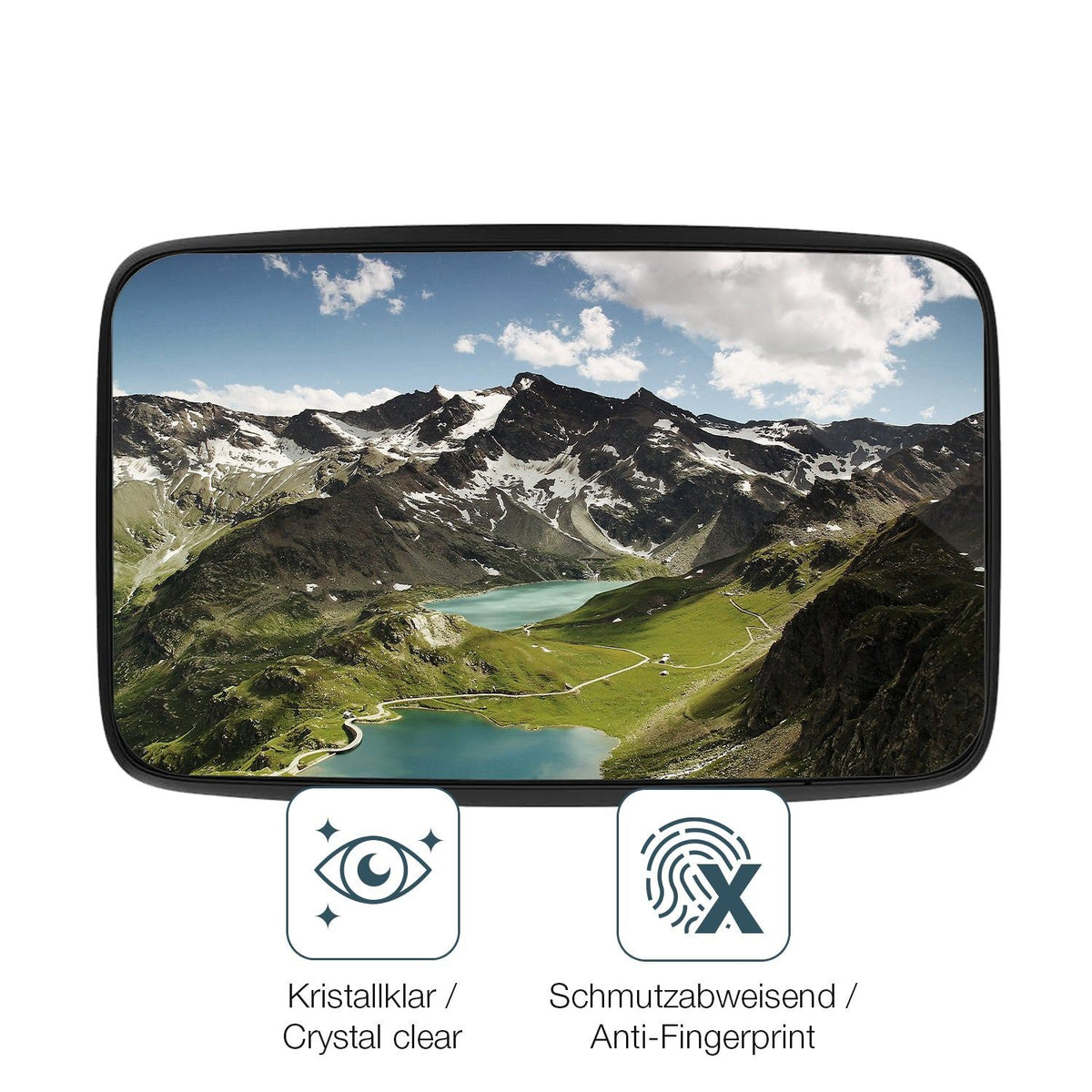 2x 9H Schutzfolie für TomTom Go Camper Max (2. Gen) Panzerfolie