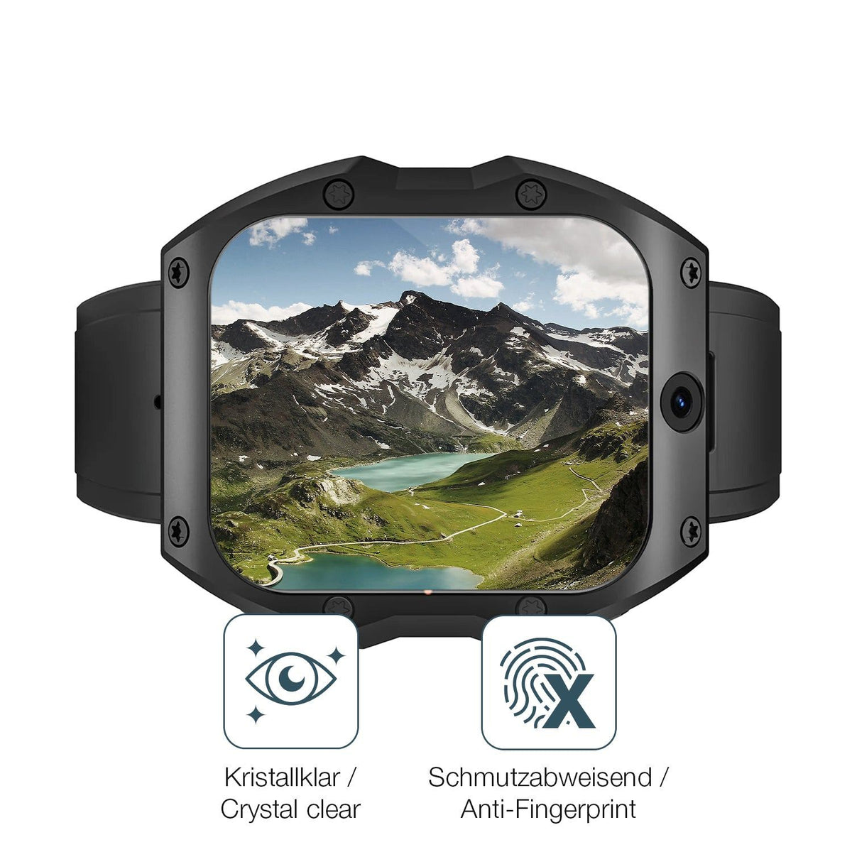 2x 9H Schutzfolie für Rogbid Model X Smartwatch Panzerfolie