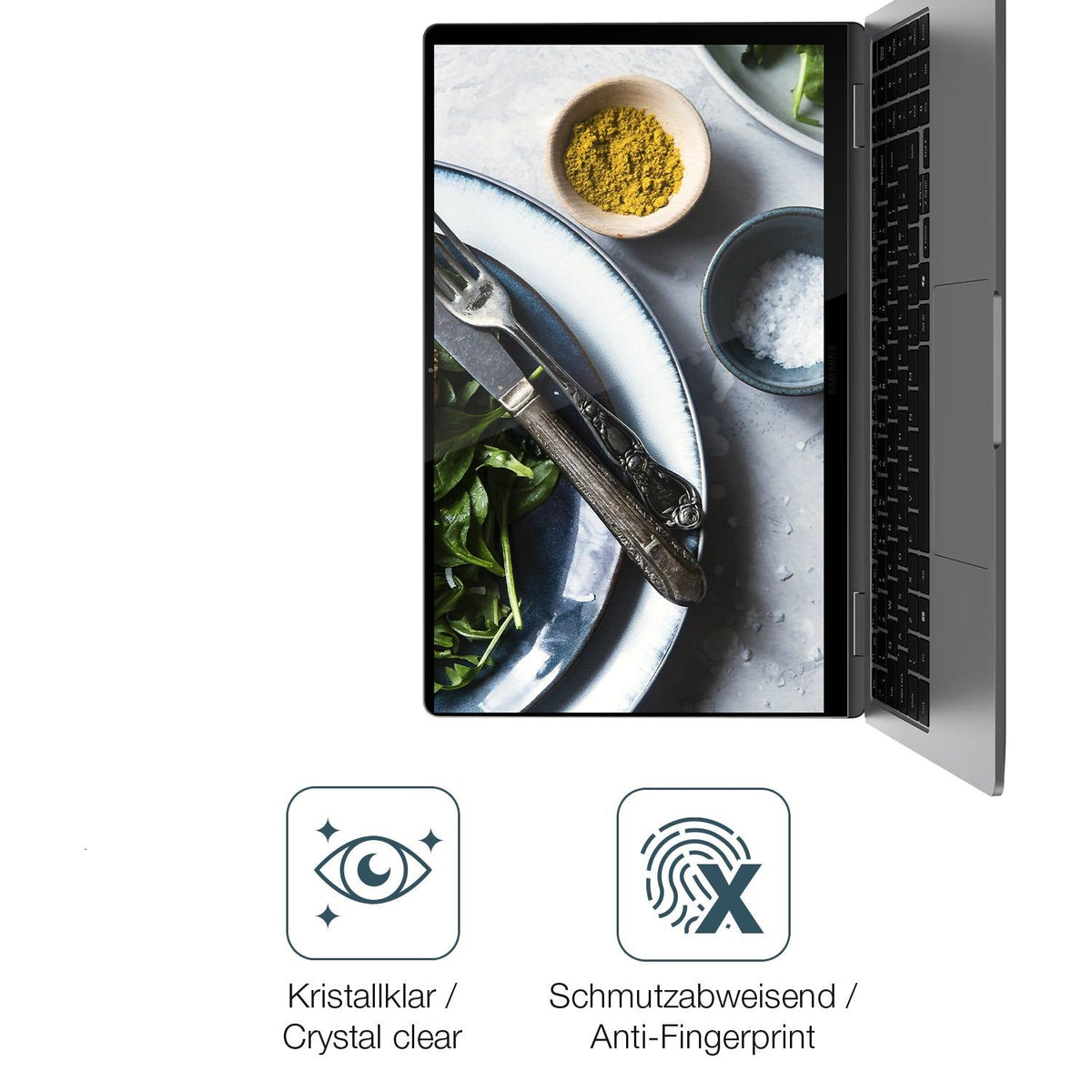 2x 9H Schutzfolie für Samsung Galaxy Book5 360 15.6 Zoll Panzerfolie