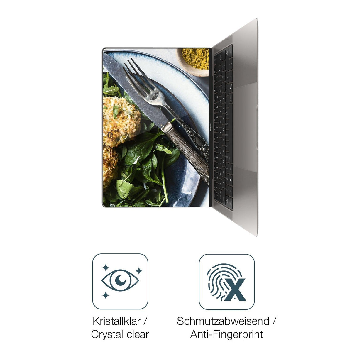 2x 9H Schutzfolie für Honor MagicBook Pro 14 Panzerfolie