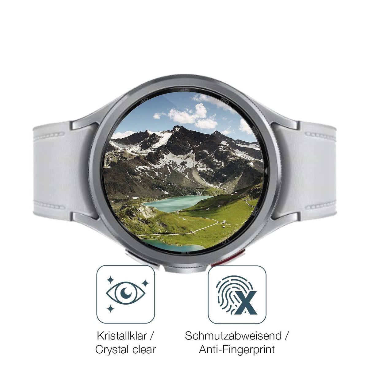 2x 9H Schutzfolie für Samsung Galaxy Watch 6 Classic 47mm Panzerfolie