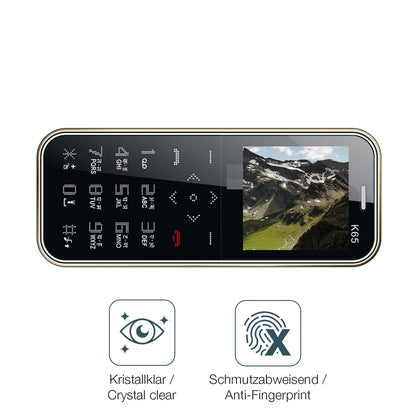 2x 9H Schutzfolie für I Kall K65 Card Panzerfolie