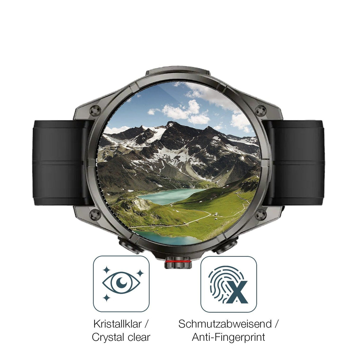 2x 9H Schutzfolie für Rollme GT3 Panzerfolie