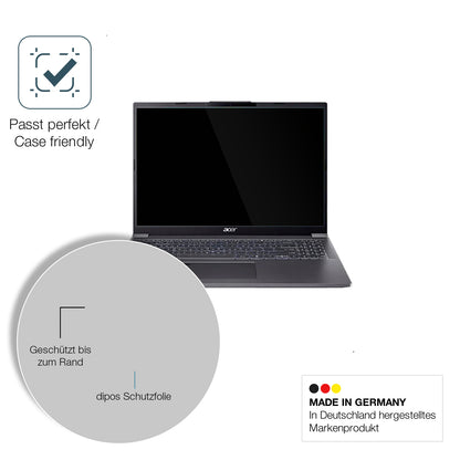 2x 9H Schutzfolie für Acer Aspire 16 A16-71M Panzerfolie