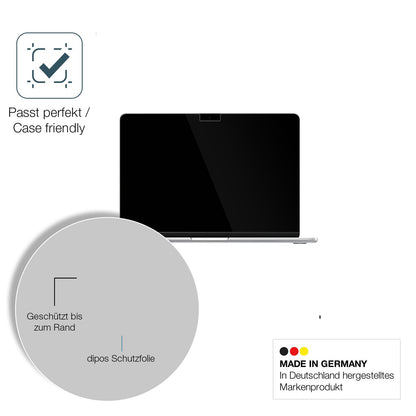 2x 9H Schutzfolie für Apple MacBook Air 15 Zoll M4 2025 Panzerfolie