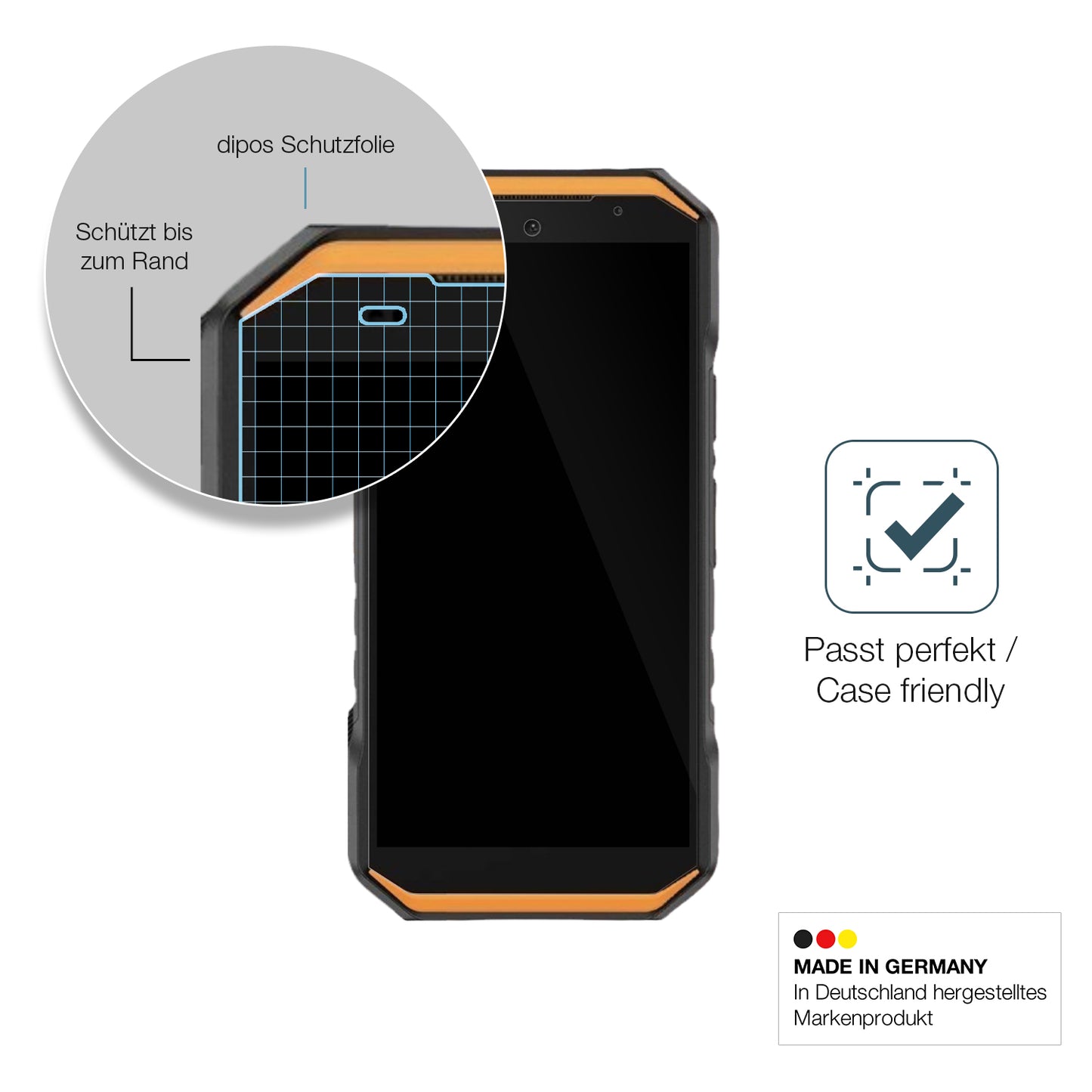 2x 9H Schutzfolie für Ulefone Armor X32 Panzerfolie
