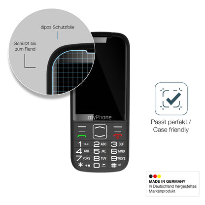 2x 9H Schutzfolie für myPhone Harmony LTE Panzerfolie