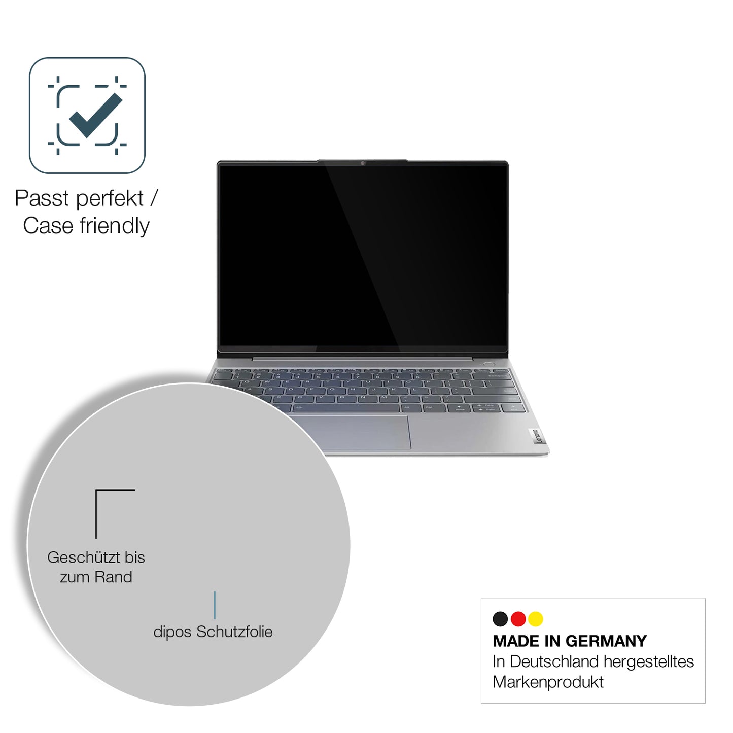 2x 9H Schutzfolie für Lenovo ThinkBook 13x Gen 2 13.3 Zoll Panzerfolie