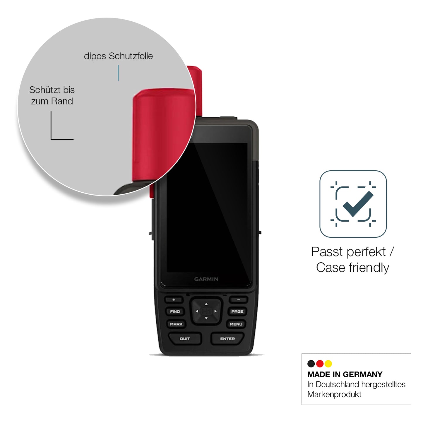 2x 9H Schutzfolie für Garmin GPSMAP H1i Plus Panzerfolie