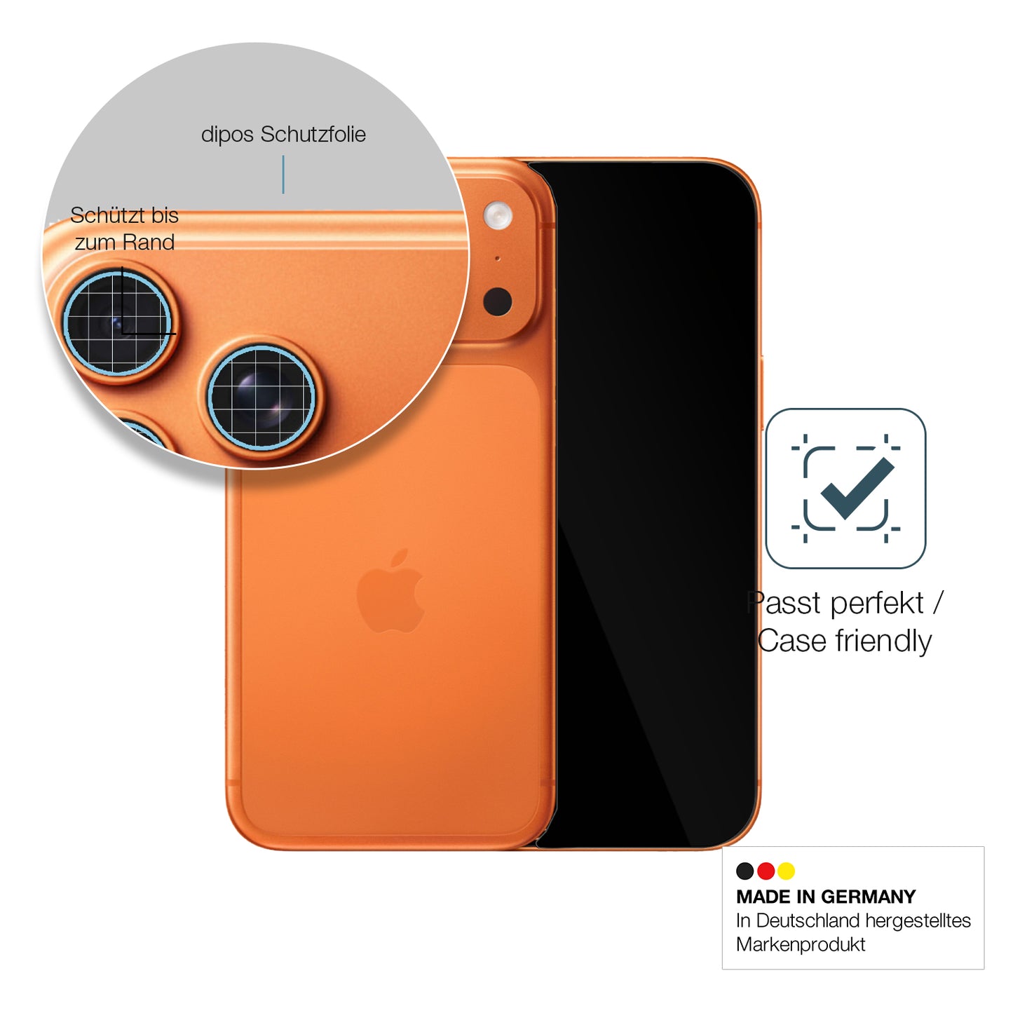 2x 9H Schutzfolie für Apple iPhone 17 Pro mit Kameraschutz Panzerfolie
