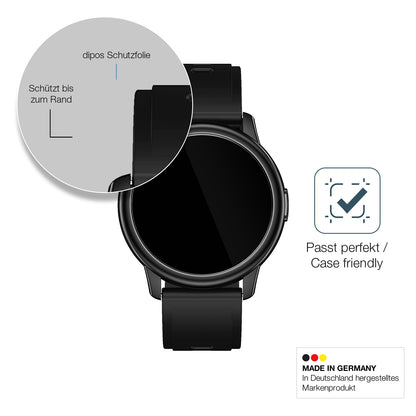 2x 9H Schutzfolie für Cillso 1,3 Zoll Smartwatch Panzerfolie