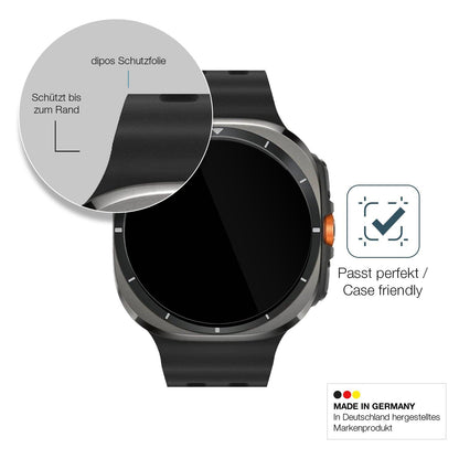 2x 9H Schutzfolie für Samsung Galaxy Watch Ultra Panzerfolie