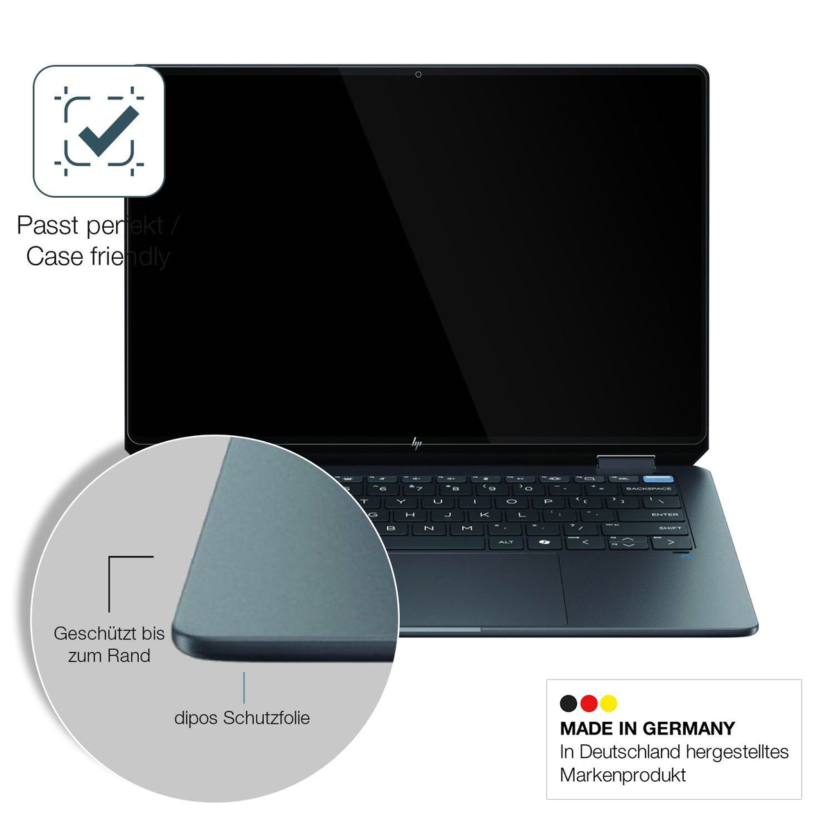 2x 9H Schutzfolie für HP OmniBook Ultra Flip 14 Panzerfolie