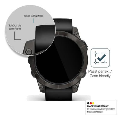 2x 9H Schutzfolie für Garmin Fenix 7 Pro 42mm Panzerfolie