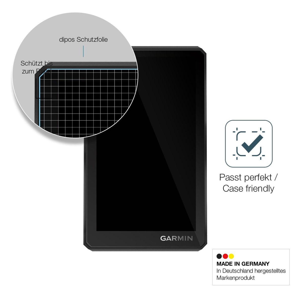 2x 9H Schutzfolie für Garmin zumo XT Panzerfolie