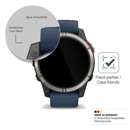 2x 9H Schutzfolie für Garmin quatrix 7 Pro Panzerfolie