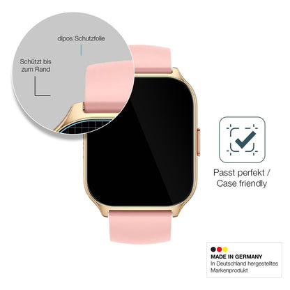 2x 9H Schutzfolie für ZOSKVEE P95 Smartwatch Panzerfolie