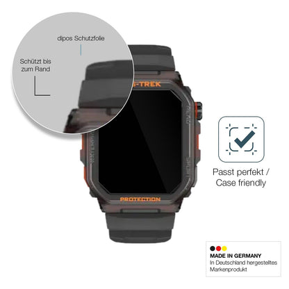 2x 9H Schutzfolie für Rogbid Tank G2 Smartwatch Panzerfolie
