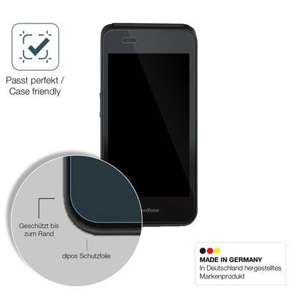 2x 9H Schutzfolie für Verifone Carbon Mobile 5 Panzerfolie