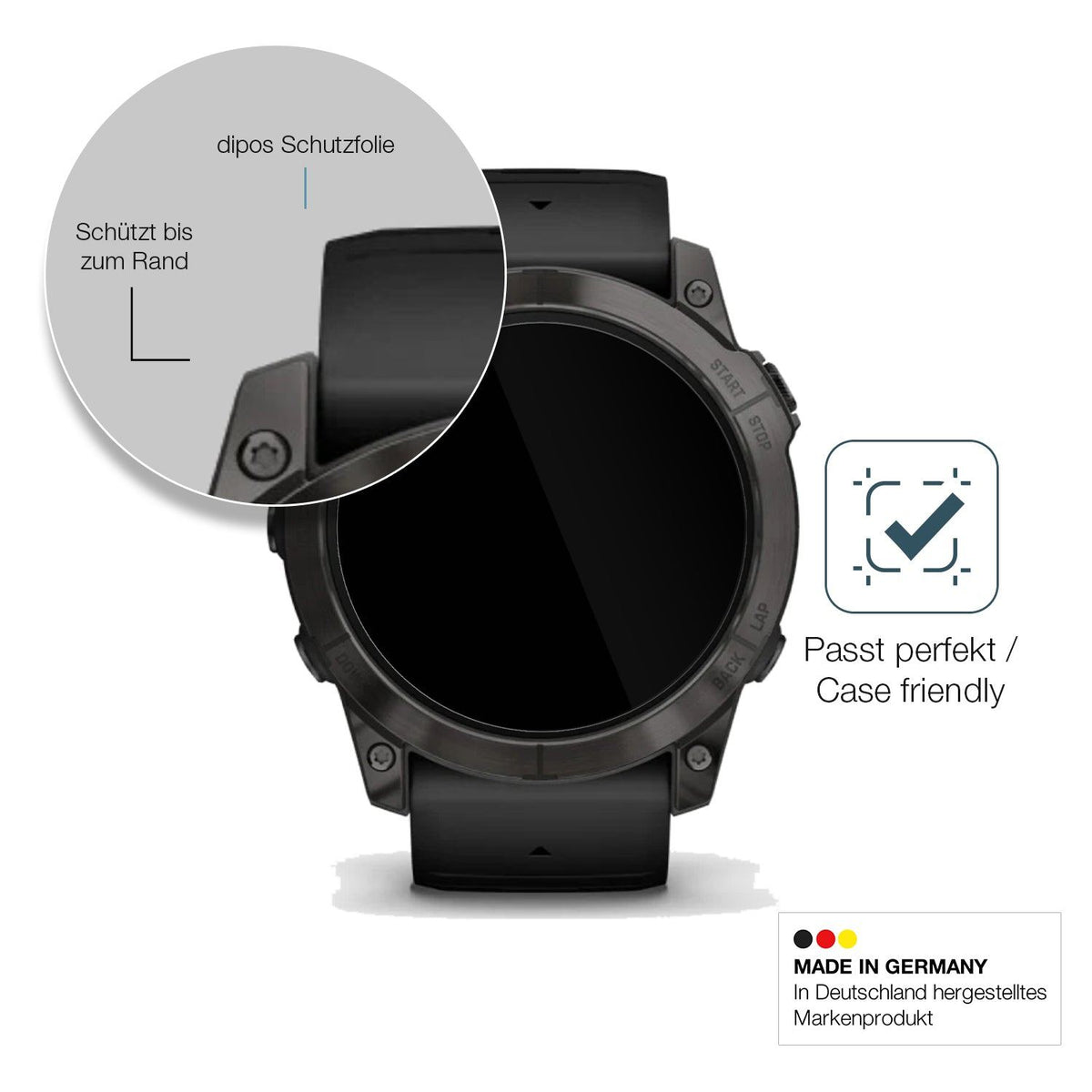 2x 9H Schutzfolie für Garmin Epix Pro Gen 2 51mm Panzerfolie