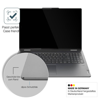 2x 9H Schutzfolie für Lenovo Yoga 7i 10. Gen 16 Zoll Panzerfolie