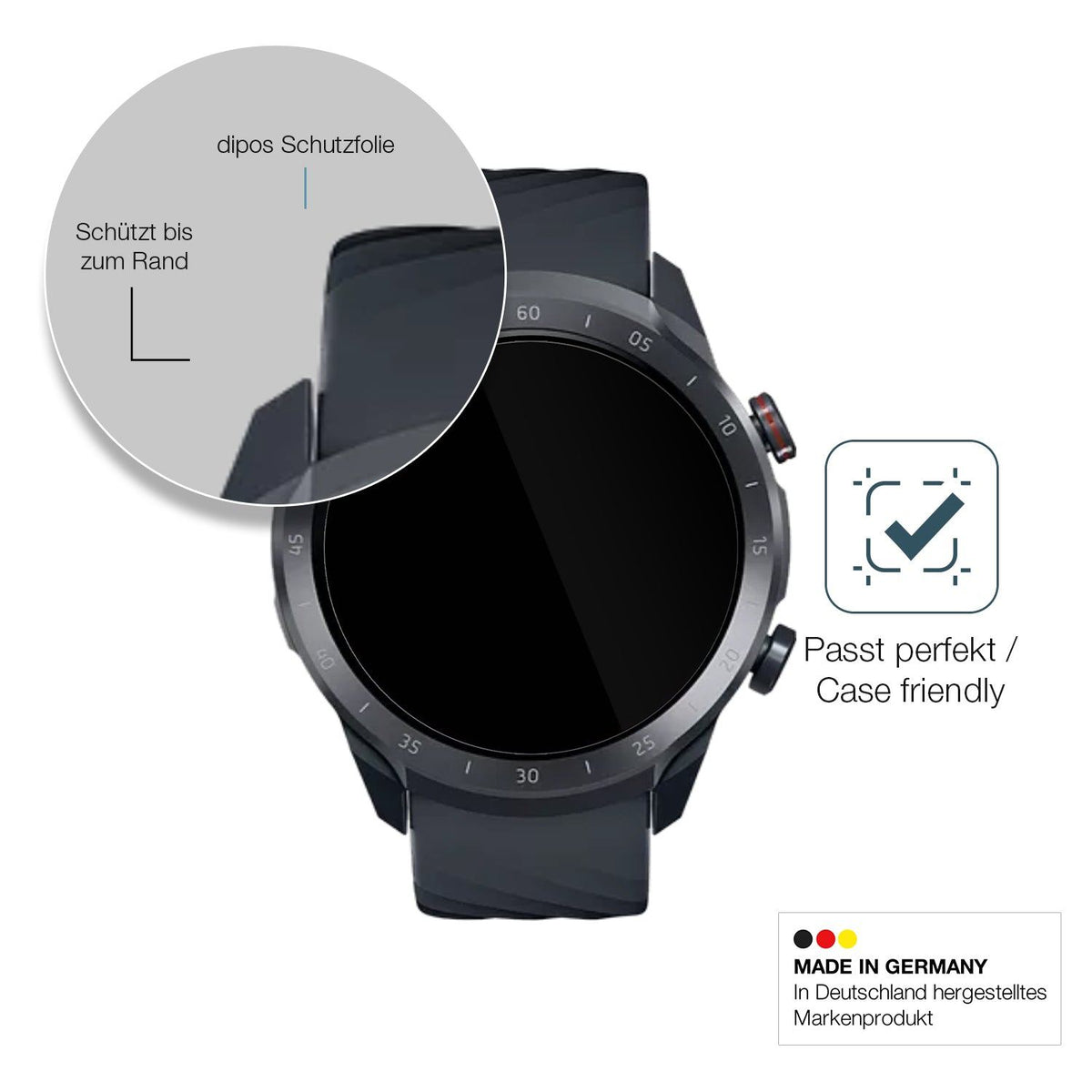 2x 9H Schutzfolie für Xiaomi Mibro A2 Panzerfolie