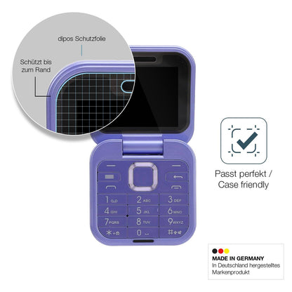 2x 9H Schutzfolie für Yunir i16 Pro Senioren-Handy Panzerfolie