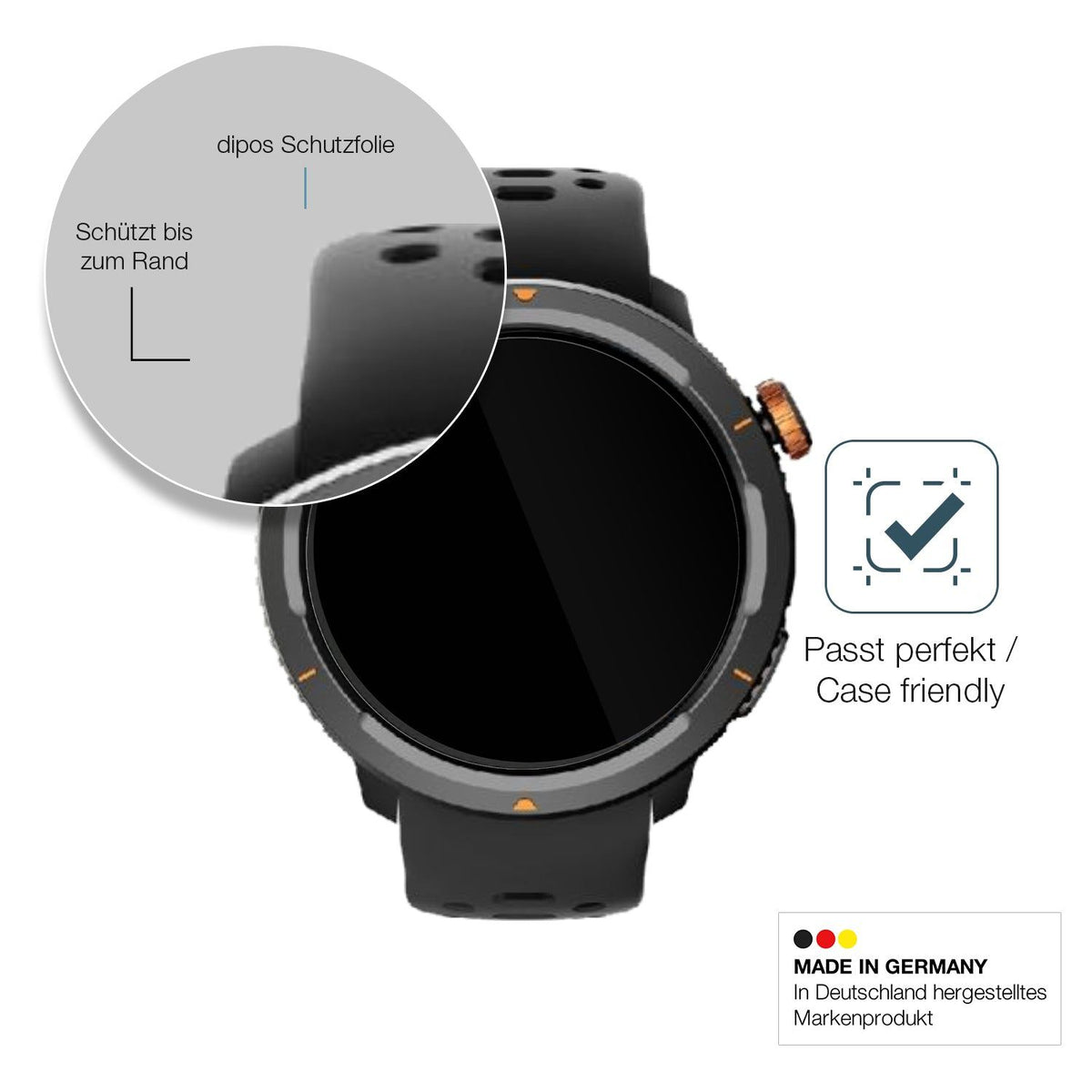 2x 9H Schutzfolie für Hammer Watch 2 Lite Panzerfolie
