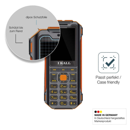 2x 9H Schutzfolie für I Kall K99 Pro Rugged Panzerfolie