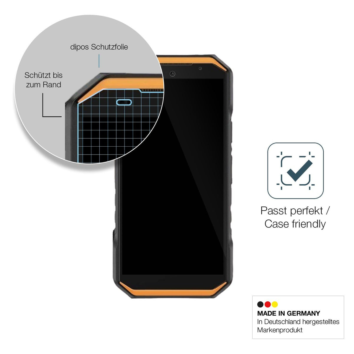 2x 9H Schutzfolie für Ulefone Armor X32 Panzerfolie