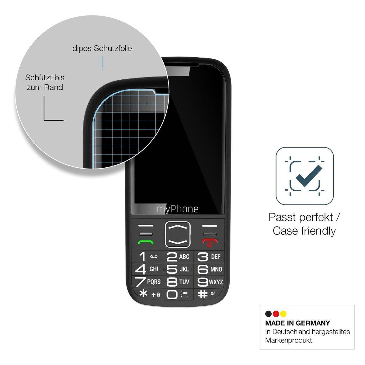 2x 9H Schutzfolie für myPhone Harmony LTE Panzerfolie