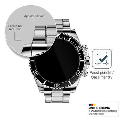 2x 9H Schutzfolie für Nexos Pro Smartwatch Panzerfolie