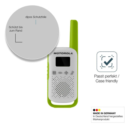 2x 9H Schutzfolie für Motorola Talkabout T42 PMR Panzerfolie
