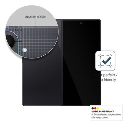 2x 9H Schutzfolie für Samsung Galaxy Z Fold7 Aussenseite Panzerfolie (1x Vorderseite + 1x Rückseite)