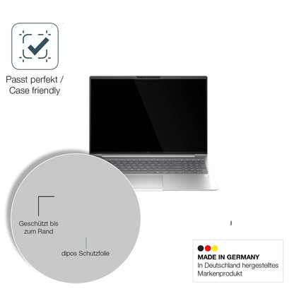 2x 9H Schutzfolie für HP Elitebook 655 G11 16 Zoll Panzerfolie