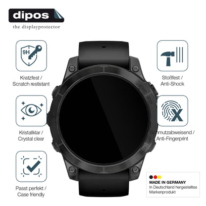 2x 9H Schutzfolie für Garmin Epix Pro 47mm Panzerfolie
