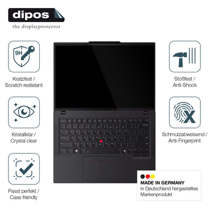 2x 9H Schutzfolie für Lenovo Campus ThinkPad P14s Gen 5 Panzerfolie