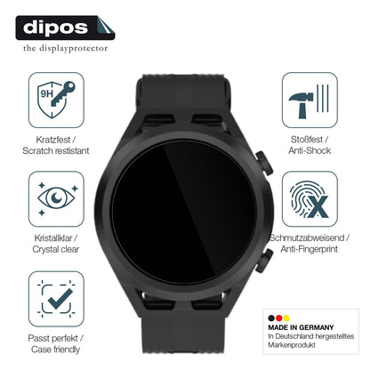 2x 9H Schutzfolie für Blackview R8 Pro Smartwatch Panzerfolie