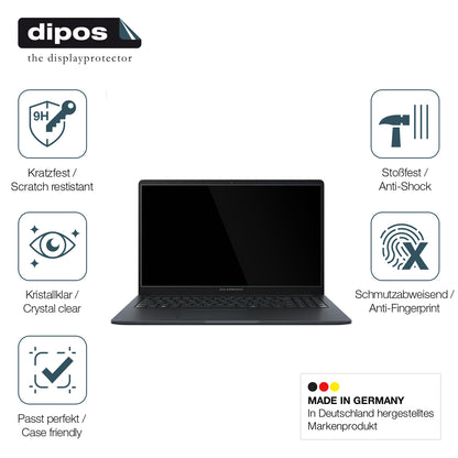 2x 9H Schutzfolie für Asus Expertbook B1 BM1503 Panzerfolie