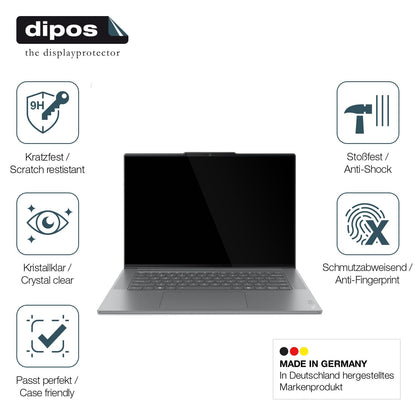 2x 9H Schutzfolie für Lenovo Yoga Slim 7 15ILL9 Panzerfolie