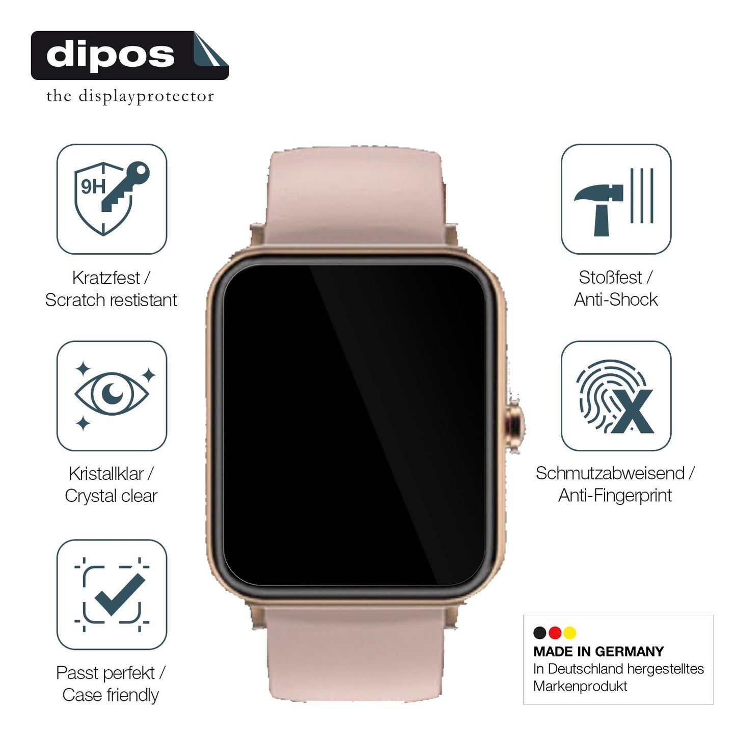 Displayschutz hergestellt in Deutschland, höchste Qualität made in Germany