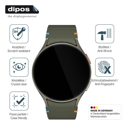 2x 9H Schutzfolie für Samsung Galaxy Watch 7 40mm Panzerfolie