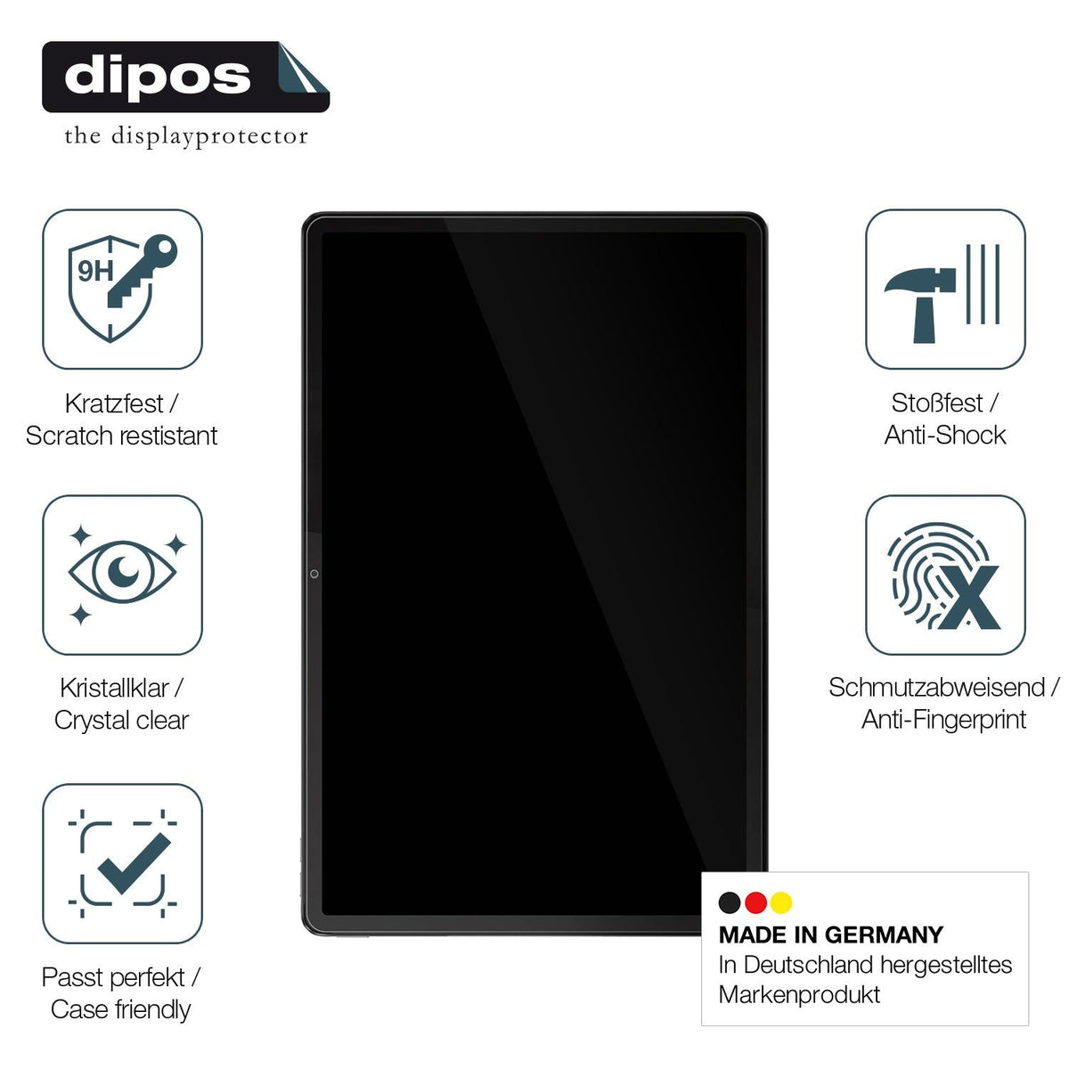 2x 9H Schutzfolie für Lenovo Tab P12 Panzerfolie