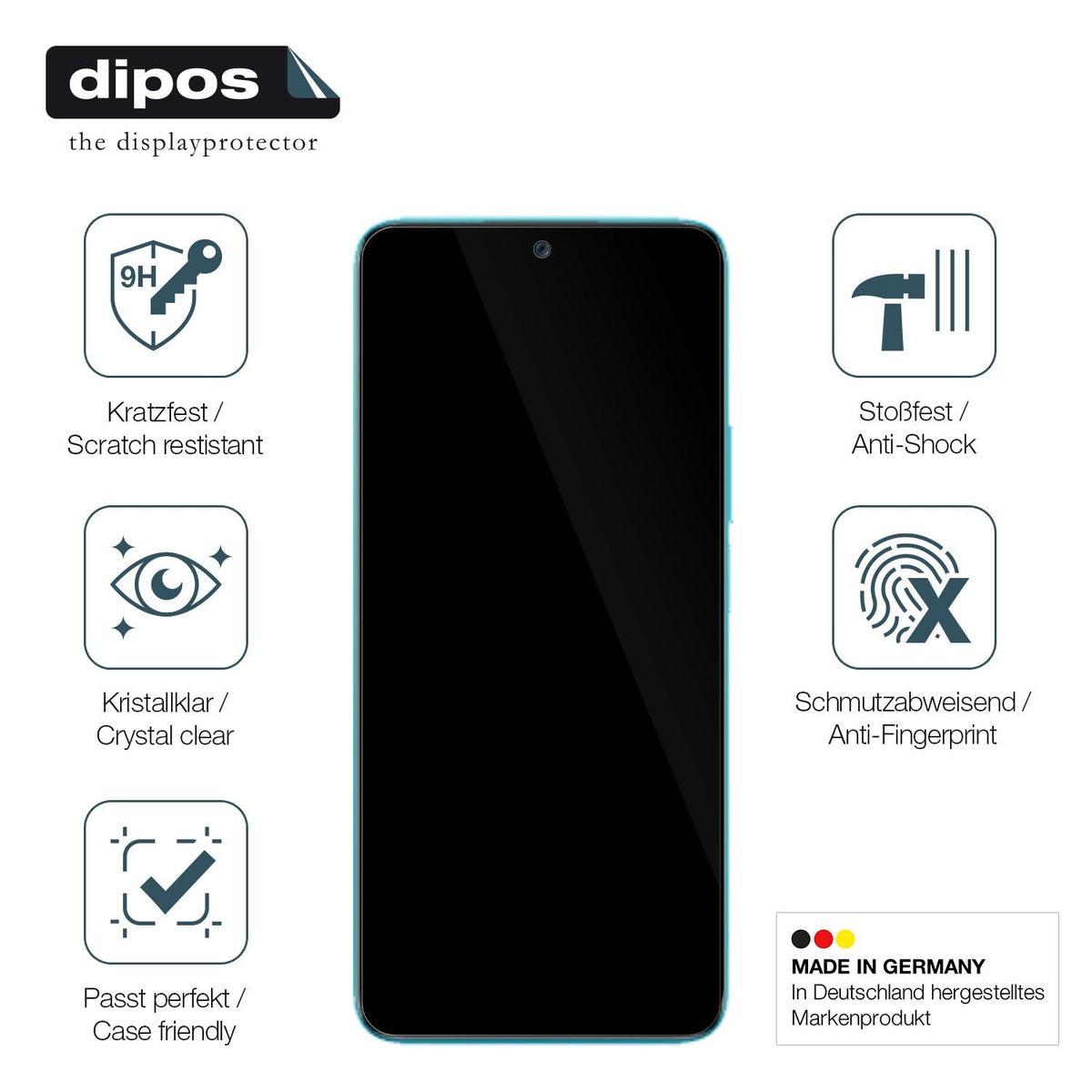 2x 9H Schutzfolie für Honor 90 Lite Panzerfolie