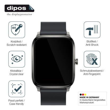 1x 9H Schutzfolie für Haylou GST Smartwatch Panzerfolie