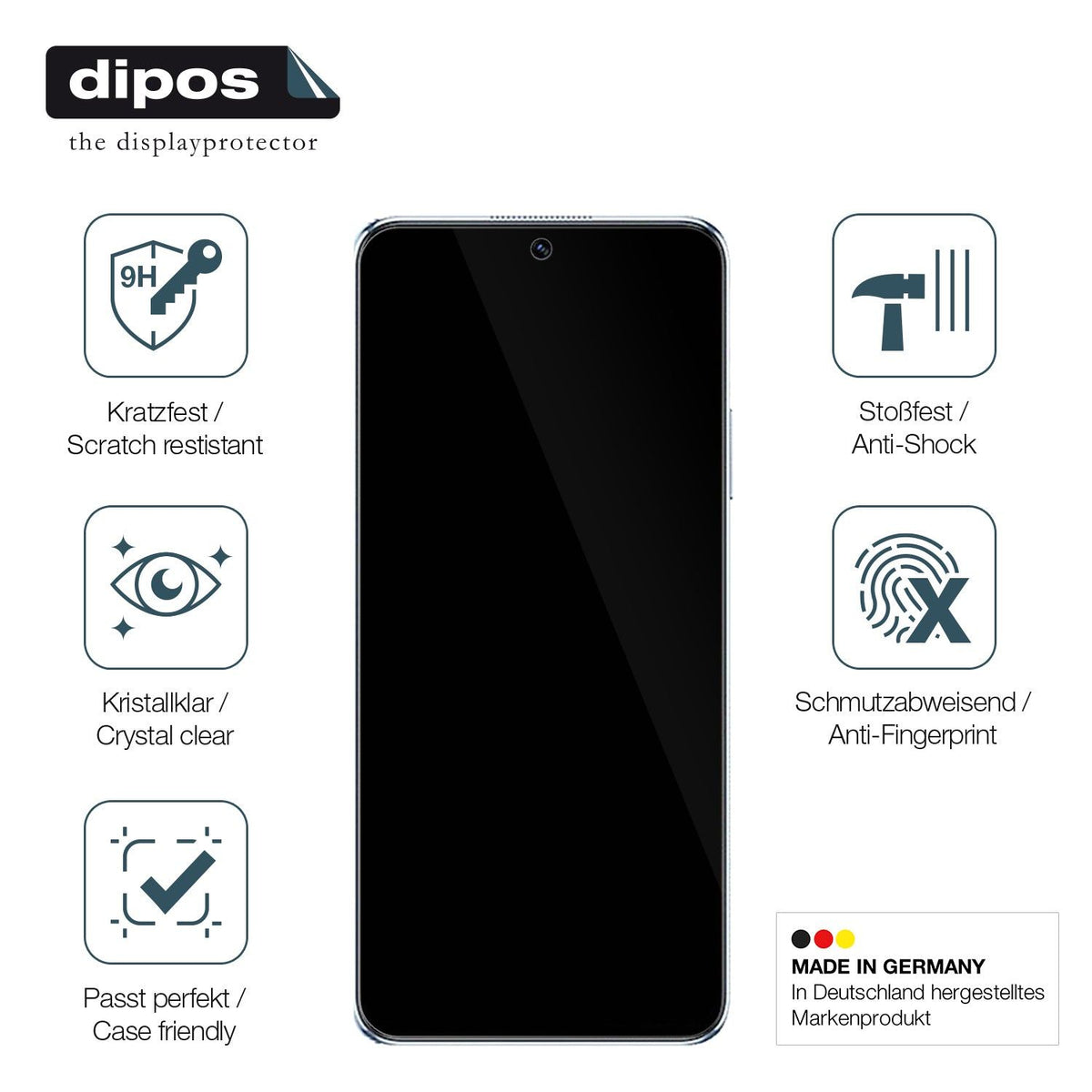1x 9H Schutzfolie für Huawei Nova Y90 Panzerfolie