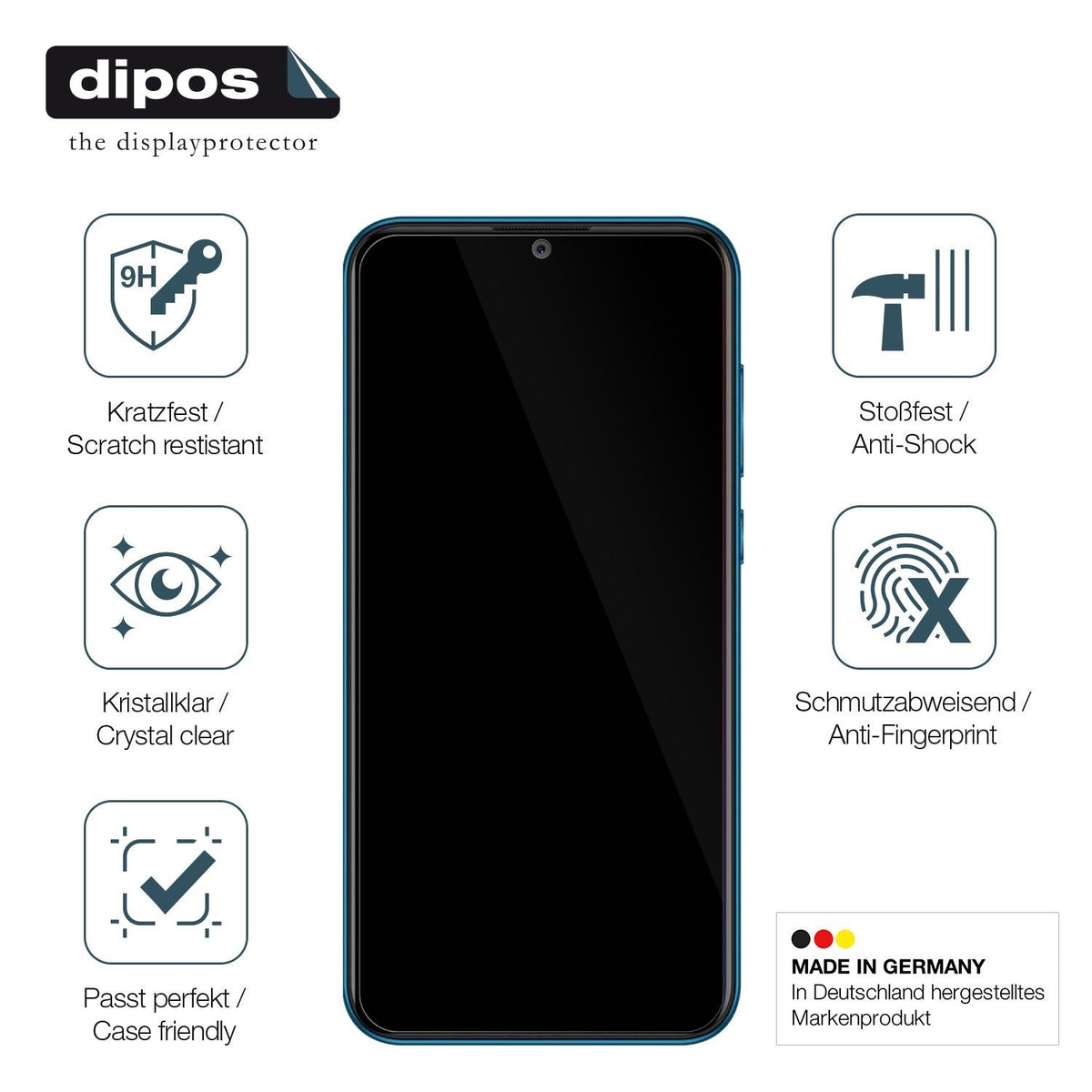1x 9H Schutzfolie für Coolpad Cool 5 Panzerfolie