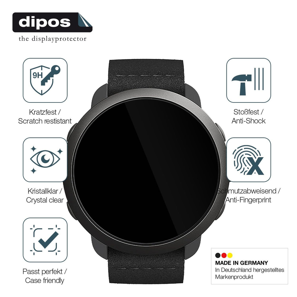 1x 9H Schutzfolie für Suunto 3 Panzerfolie