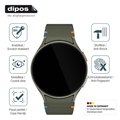 2x 9H Schutzfolie für Samsung Galaxy Watch 7 44mm Panzerfolie