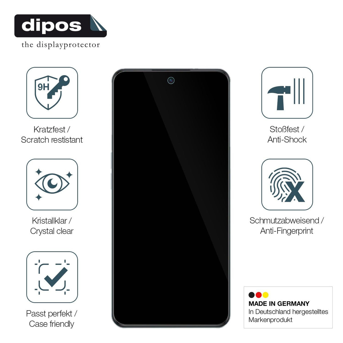 2x 9H Schutzfolie für Oppo A98 5G Panzerfolie